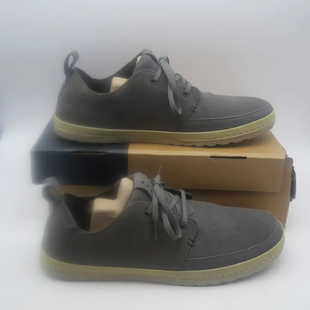NEW Teva Men's 11 Canyon Life Leather Loafer Tie Up Shoes Dark Gull Grey